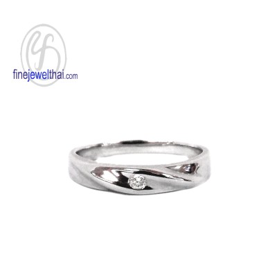 แหวนเงิน แหวนเพชร แหวนแต่งงาน แหวนหมั้น-R1206di